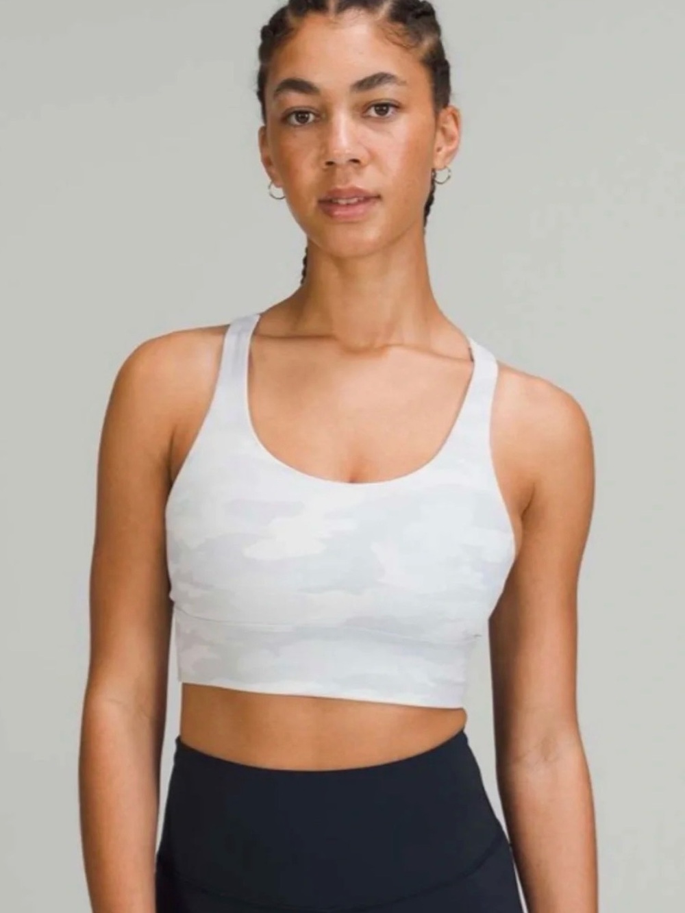 Lululemon Free to Be Serene Longline Bra Camo Size 8